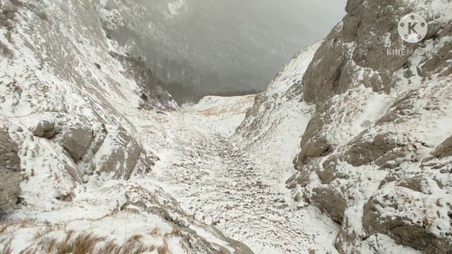 Холодный кулуар, Чатыр Даг. Крым, 11.01.2021 смотреть онлайн