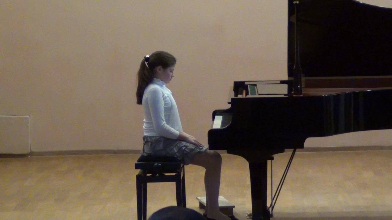 И.-С. Бах, Трёхголосная инвенция № 2 До минор, К. Черни, Этюд № 19, смотреть онлайн