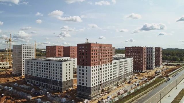 Сентябрь 2020 года Саларьево Парк Ход строительства смотреть онлайн