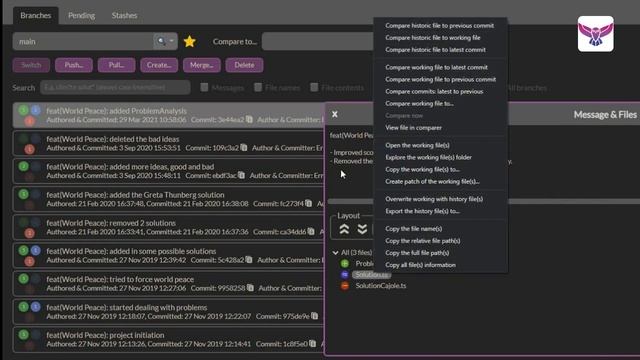 Vershd Git GUI - a Unique UX/UI смотреть онлайн