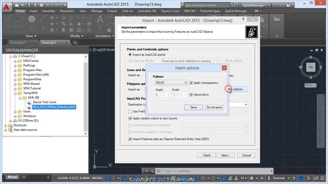 More about importing KML files into AutoCAD - Spatial Manager™ (SR) смотреть онлайн