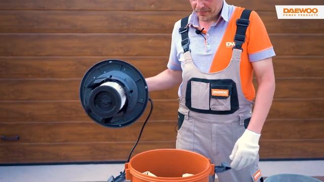 Пылесос строительный DAEWOO DAVC 2516S смотреть онлайн