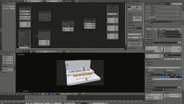 [Blender] Animation Nodes and the rubber chain смотреть онлайн
