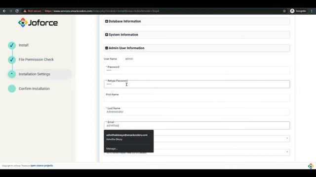 Installation Process - Joforce CRM смотреть онлайн
