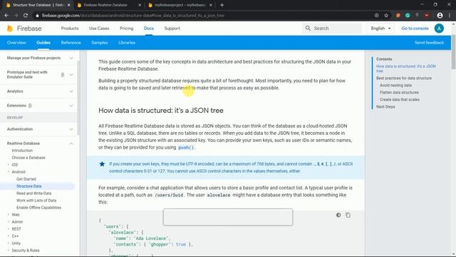 Realtime DataBase Introduction and Structure Firebase | Hindi Android Part 4 (2020):- смотреть онлайн