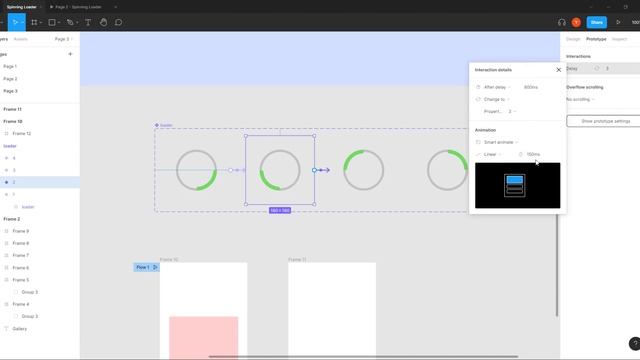 Figma Interactive Components | Loader Animation | Figma Smart Animate смотреть онлайн