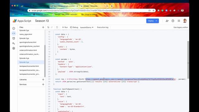 Base64 (Cloud Speech-to-Text Preview) - Episode 13.5 | Apps Script ~ Utilities Service смотреть онлайн