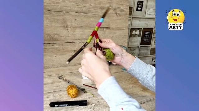 Детские поделки Палка - человечек смотреть онлайн