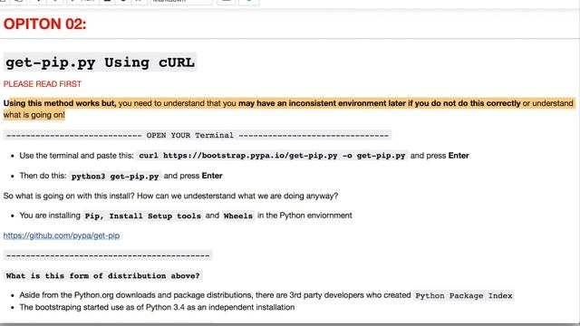 HOW TO INSTALL PIP FOR MAC OS | PYTHON PIP INSTALL 2 WAYS смотреть онлайн