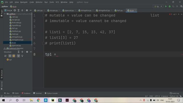 Tuple in Python | Python Tutorials for Beginners in English | Part-12 | #Python смотреть онлайн