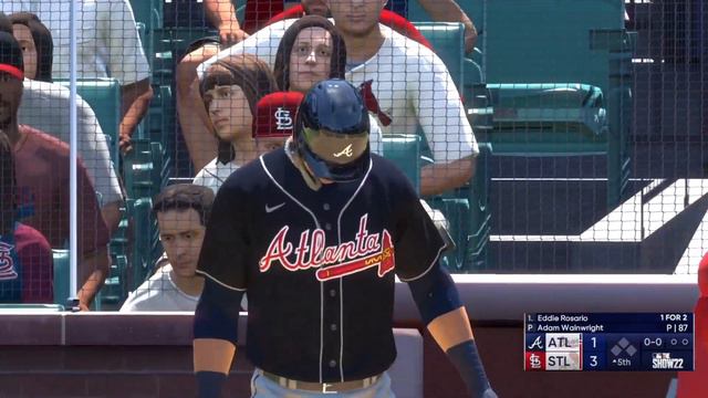 MLB 2022 второй тур вторая игра Atlanta BRAVES - St.Louis CARDINALS смотреть онлайн