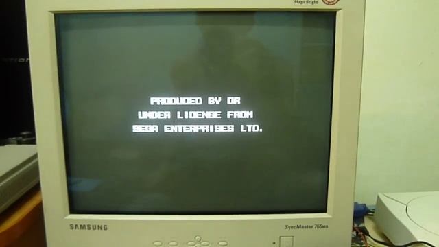 Подключение Sega Genesis к монитору через RGB/CGA/EGA/YUV to VGA HD video converter смотреть онлайн