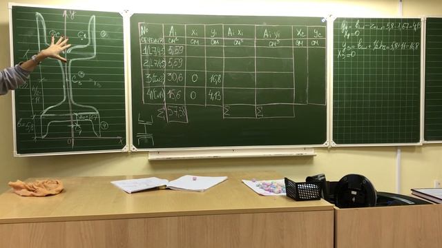 Техническая механика/Определение центра тяжести сложносоставного сечения (Это понятно?!)) смотреть онлайн