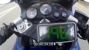 Suzuki Katana GSX-F 600 0-200 top speed
