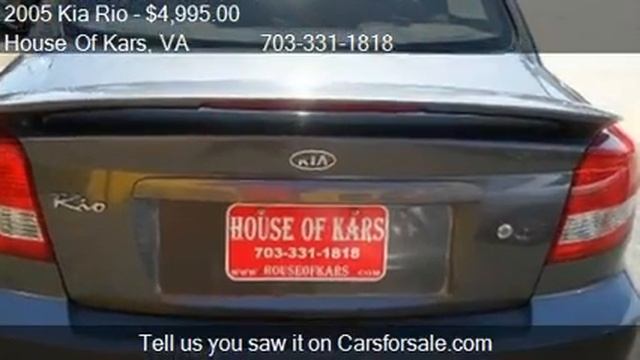 2005 Kia Rio Sedan - For Sale In Manassas, VA 20110