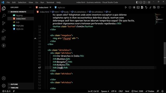 How to Make Business Website for Company | Html Css Javascript | Responsive Design | Part - 1 смотреть онлайн