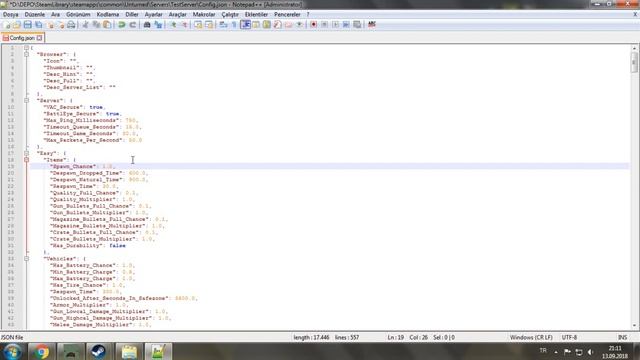 Unturned Server Loot Oranını Ayarlama | Config.json #2 смотреть онлайн