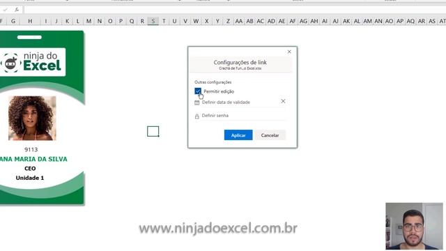 Como COMPARTILHAR PLANILHA DE EXCEL com Outras Pessoas - Links Compartilháveis смотреть онлайн