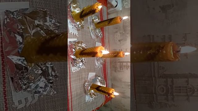 Ритуал со свечами на очищение негатива . смотреть онлайн
