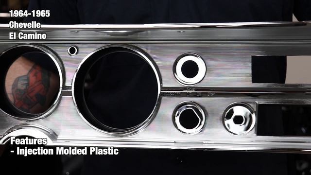 OPGI Product Spotlight: 1964-1965 Chevelle And El Camino Chrome Dash Bezel Kits
