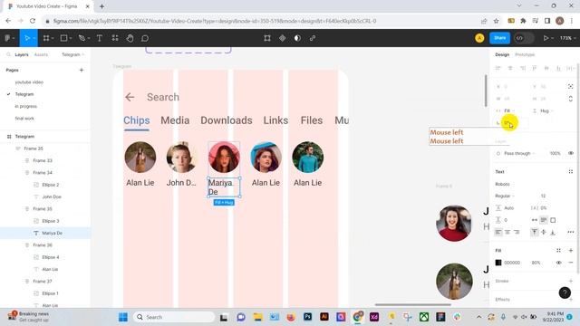 Telegram Chatting app (Replica) Design in figma Part - 03 смотреть онлайн