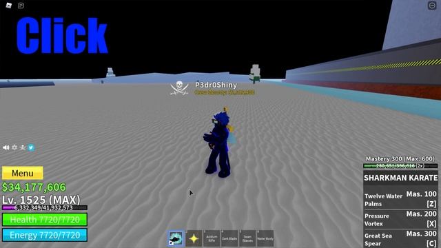 Blox Fruits | Sharkman Karate Showcase смотреть онлайн