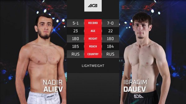Надир Алиев vs. Ибрагим Дауев | Nadir Aliev vs. Ibragim Dauev | ACA YE 42