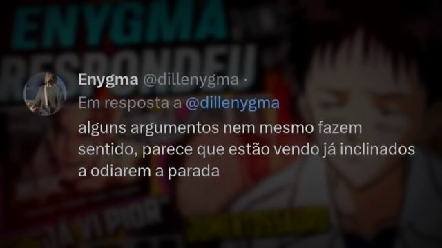 ENYGMA "RESPONDEU" AO REACT DO JUMENTOSSAURO смотреть онлайн