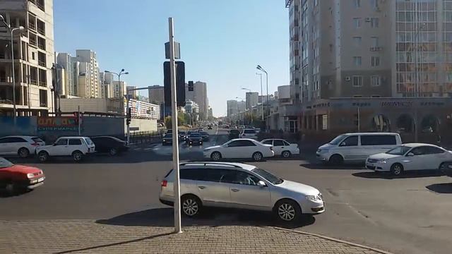 Астана перекрёсток улиц Иманова и Республика 2016 год 23 сентября смотреть онлайн