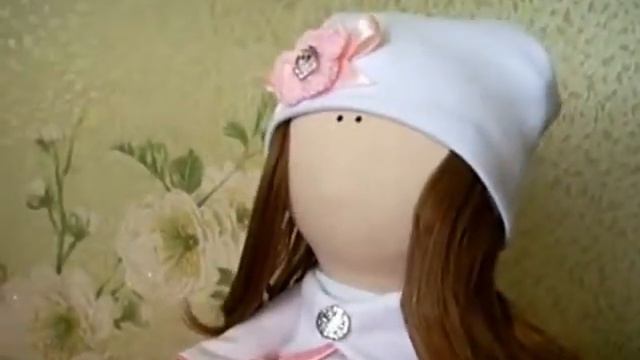 Интерьерная кукла Снежка. смотреть онлайн