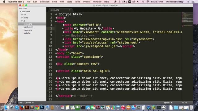 Advance Bootstrap Tutorial With PHP #9 Rest of the Pages and Setting Id's смотреть онлайн