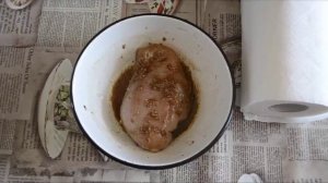 Сочная куриная грудка маринованная в соевом соусе с чесноком