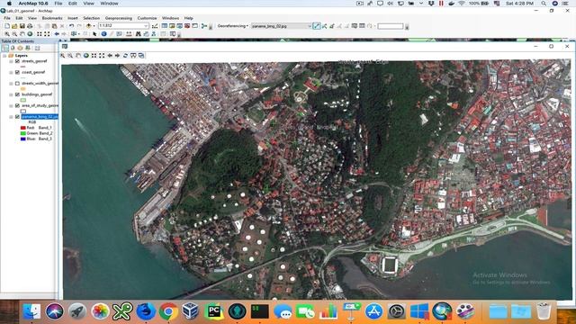 Georeferencing an Image using ArcMap 10.6 смотреть онлайн