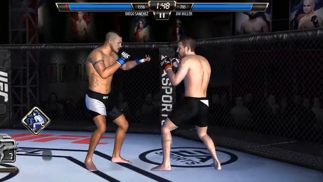 UFC игра на телефон Диего против 1/ бои без правил/ММА смотреть онлайн