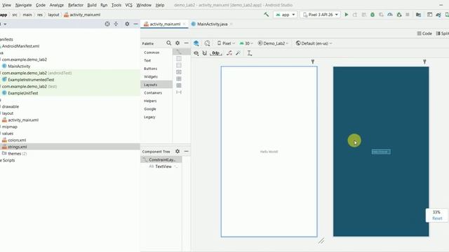 Lecture #01: Hello World Program in Android Studio || Creating a new project in Android Studio смотреть онлайн