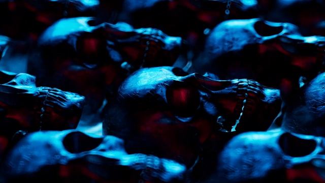 4K Halloween Endless Skull Scroll VJ Loop, Live 3D Wallpaper and Screensaver смотреть онлайн