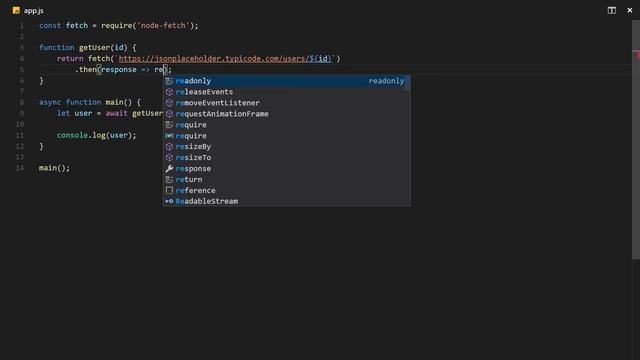 Асинхронные функции в JavaScript (async/await) смотреть онлайн