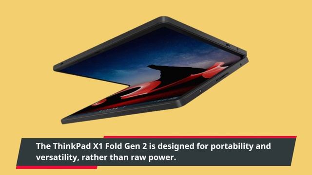 Lenovo ThinkPad X1 Fold Gen 2: The Ultimate Portable Workstation?