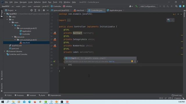 JavaFX 15 Tutorial 52 - BarChart смотреть онлайн
