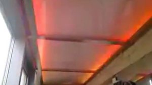 Светодиодная лента на балконе 1