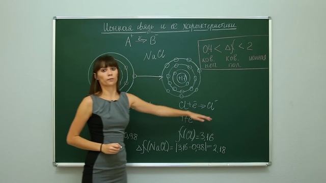 Химия. Химическая связь. Ионная связь и ее характеристики. Центр онлайн-обучения «Фоксфорд» смотреть онлайн