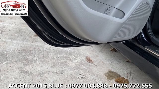 Hàng Hiếm HYUNDAI ACCENT 2015 Blue Nhập Cửa Nóc Không Lỗi Nhỏ