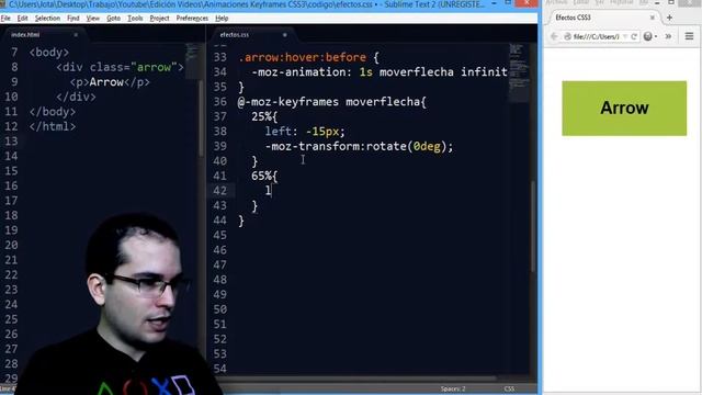 Keyframe CSS - 24 Arrow @JoseCodFacilito смотреть онлайн