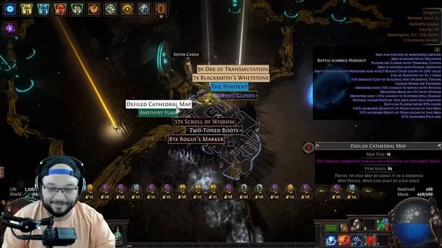 [3.19 Path of Exile] Easy Tips and Tricks to Farm Tier 16 Blight Maps Day 1 and 2 of the League! смотреть онлайн