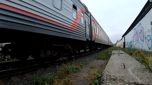 Тепловоз 2М62-0515 с пассажирским поездом Ноглики - Южно-Сахалинск смотреть онлайн