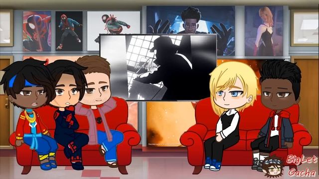 Spider-man Spider-Verse react to Miles Morales | Spiderman Across the Spiderverse | Part 1 смотреть онлайн