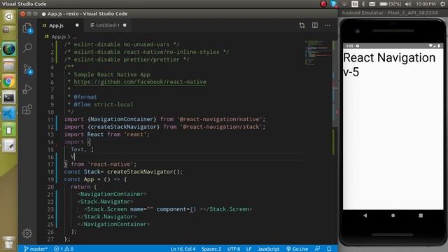 React Navigation 5 tutorial #2 Stack Navigation смотреть онлайн