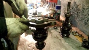 Переборка коробки Geely MK (ч2.)