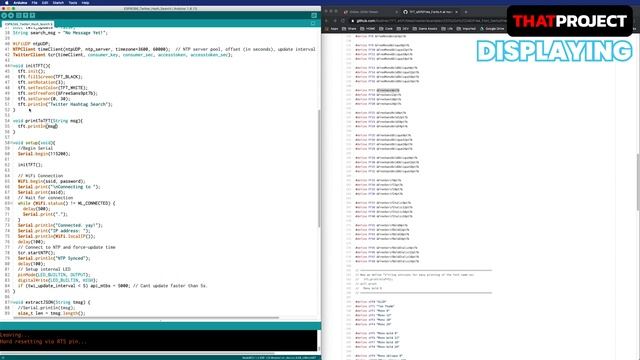 Twitter Hash Search Application with #️⃣NodeMCU(ESP8266) #️⃣ILI9341 смотреть онлайн