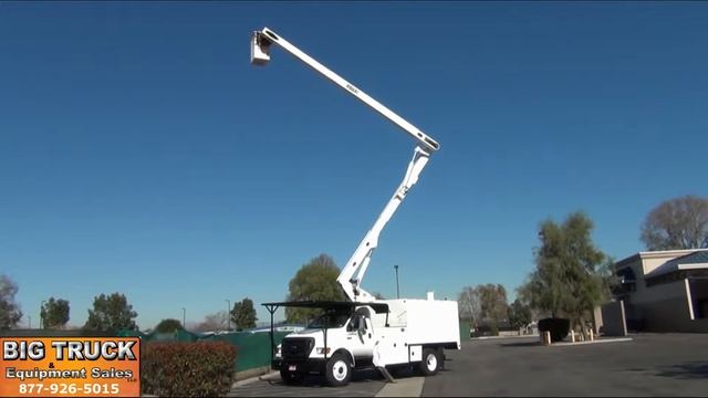 2006 Ford F750 Versalift VO255REV-01 60' Forestry Bucket Truck смотреть онлайн